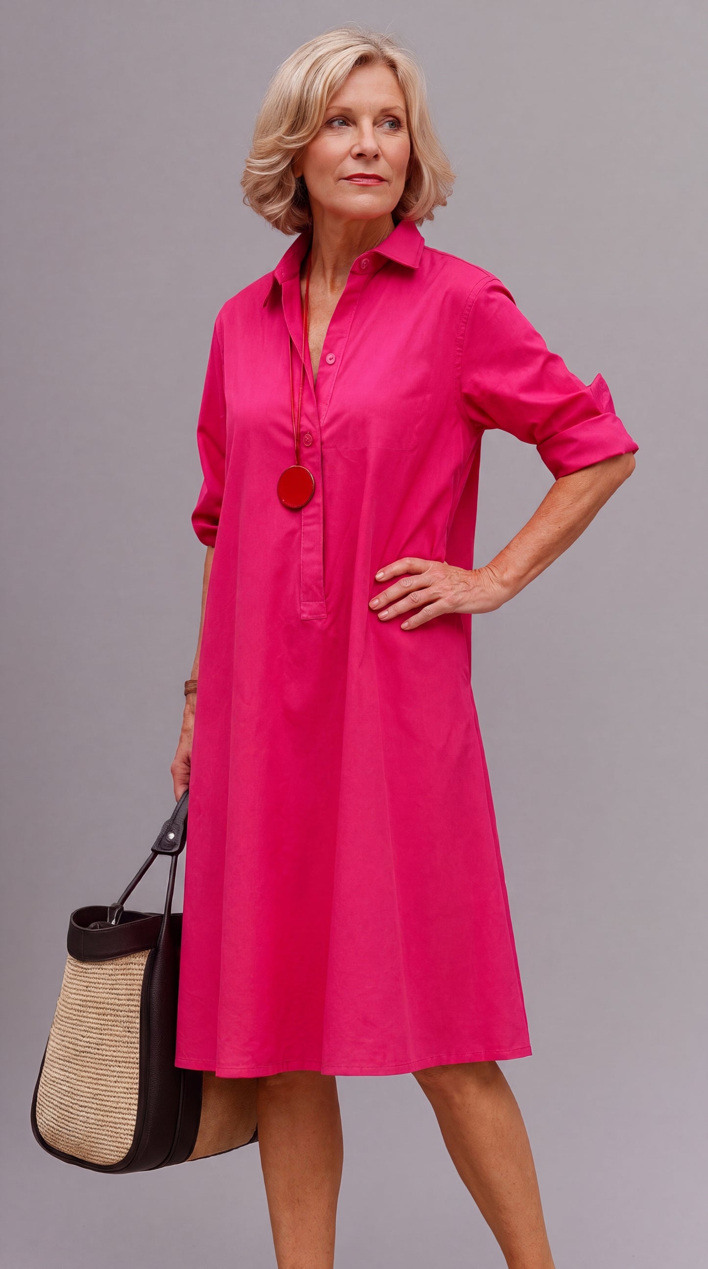 Chloe | Robe midi élégante et raffinée