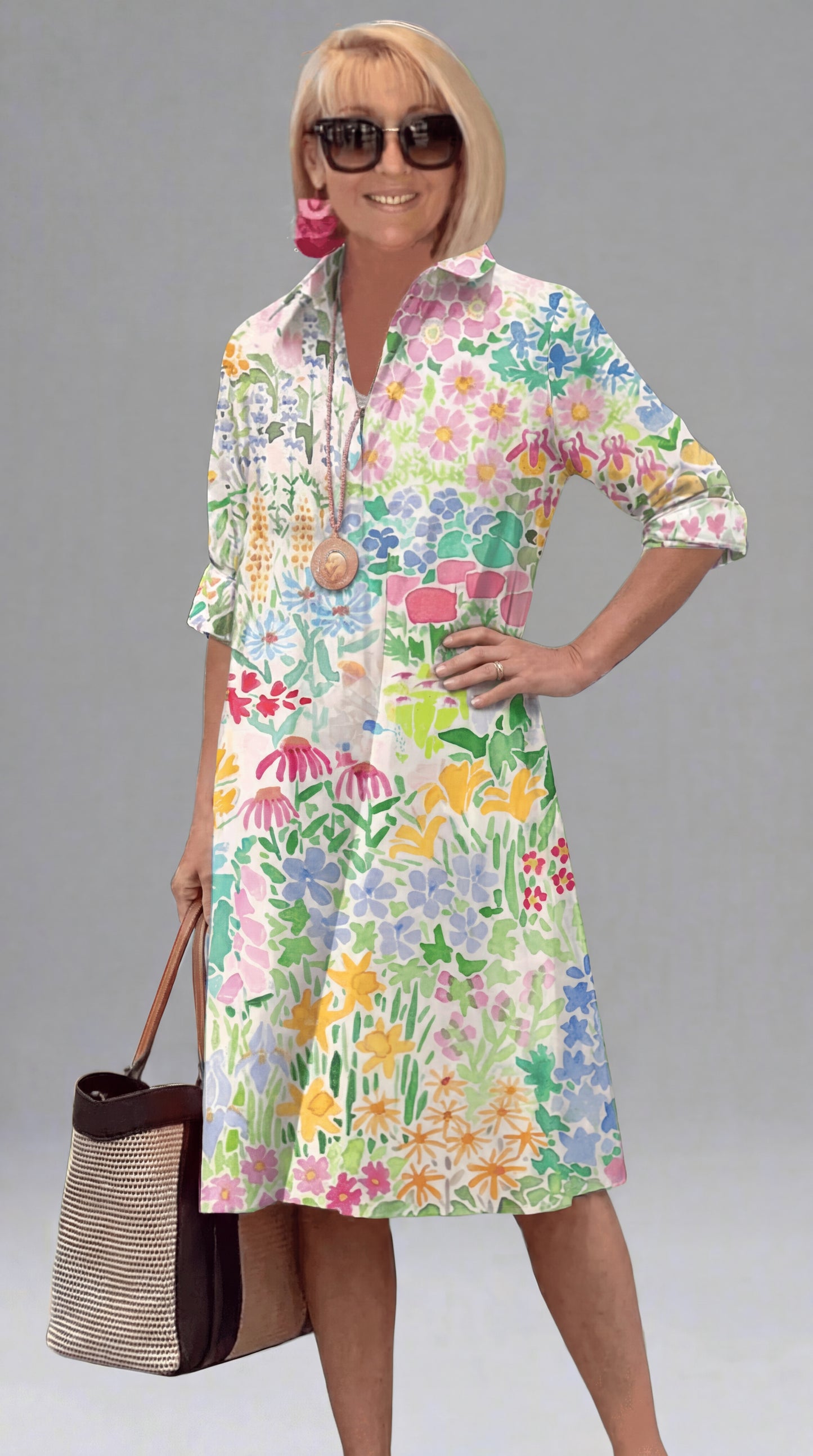 Paige | Robe midi élégante et raffinée
