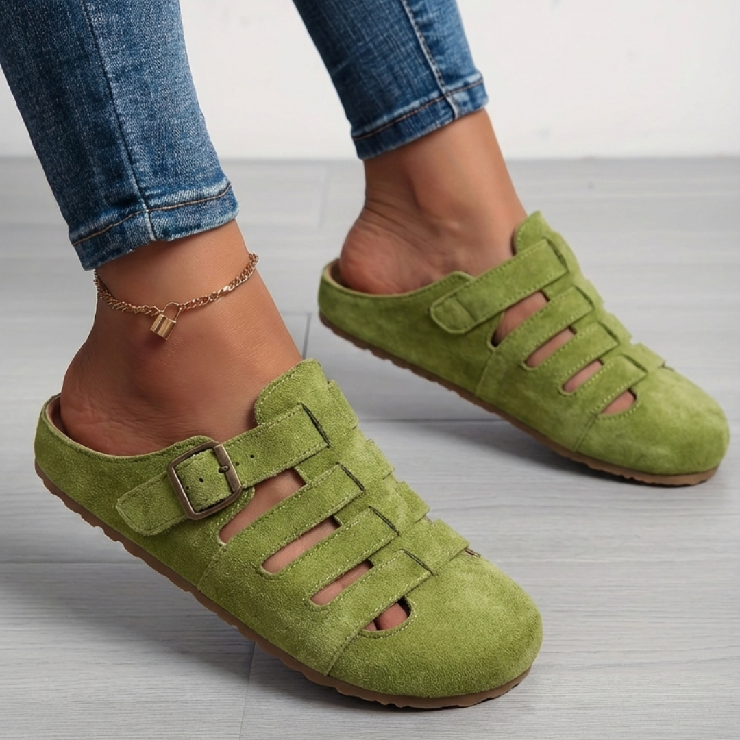 Solveig | Cómodas sandalias tipo mule sin hebilla