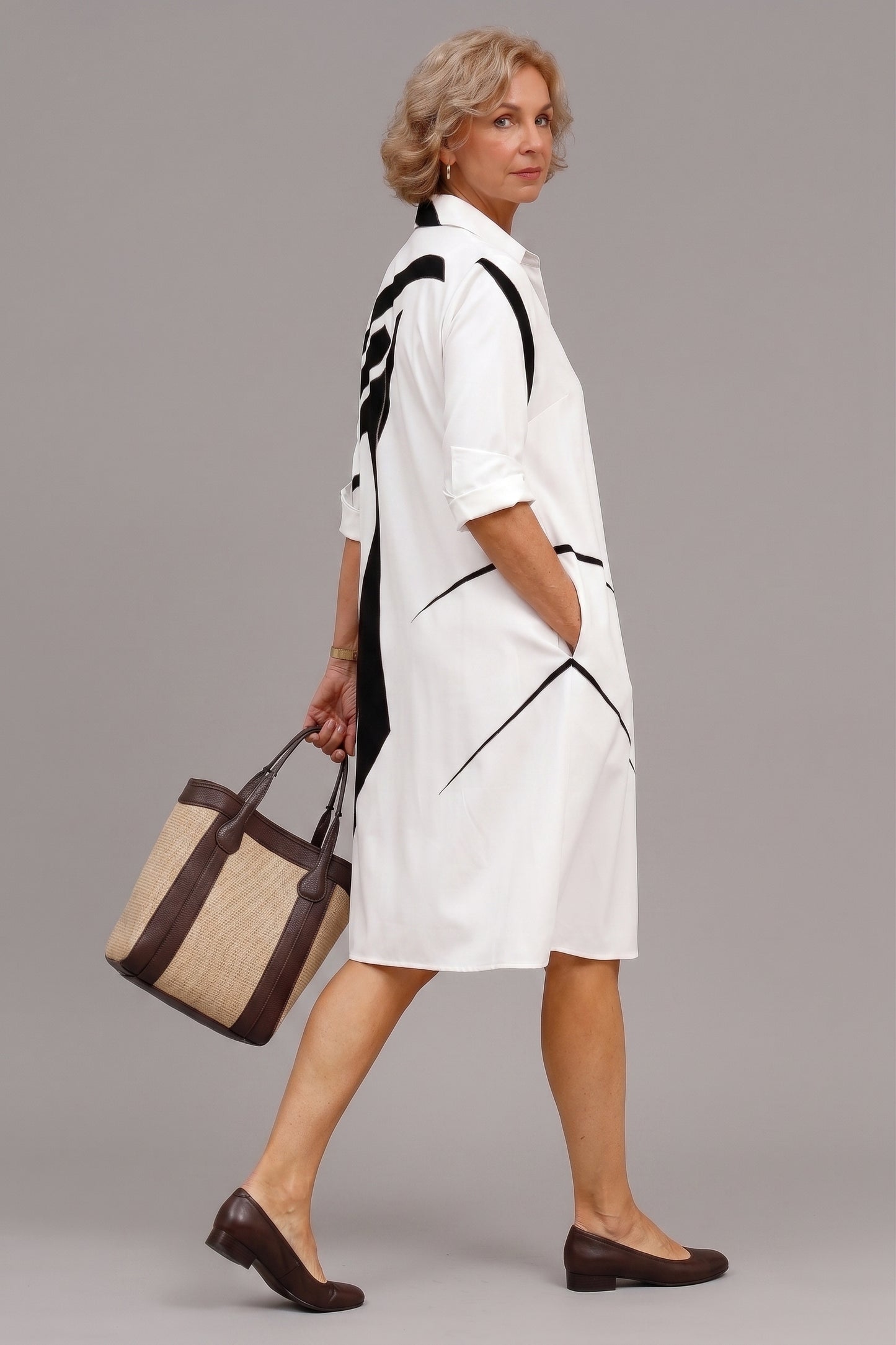Bella | Vestido midi elegante y refinado