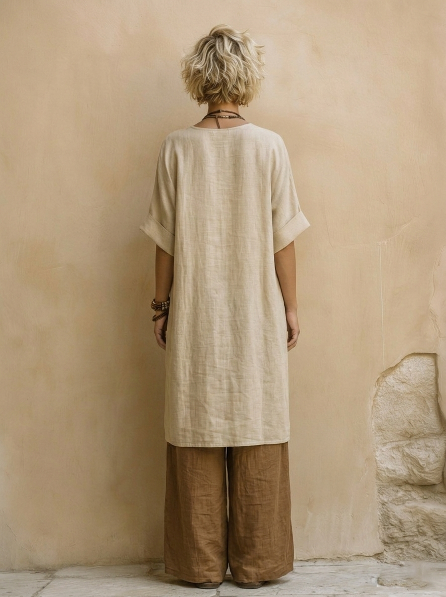 Valentina | Conjunto largo de estilo bohemio con bordados