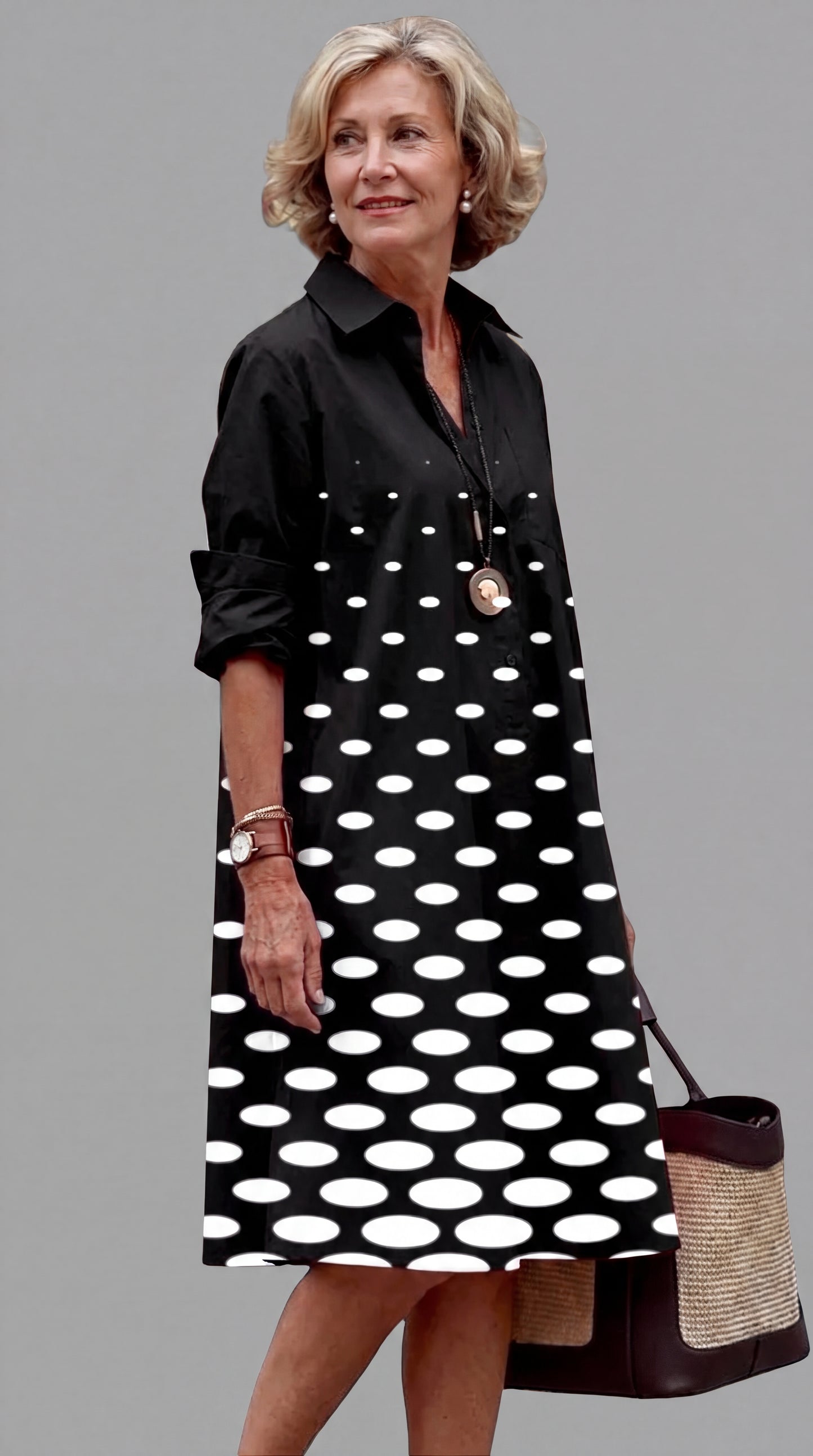 Faith | Robe midi élégante et raffinée