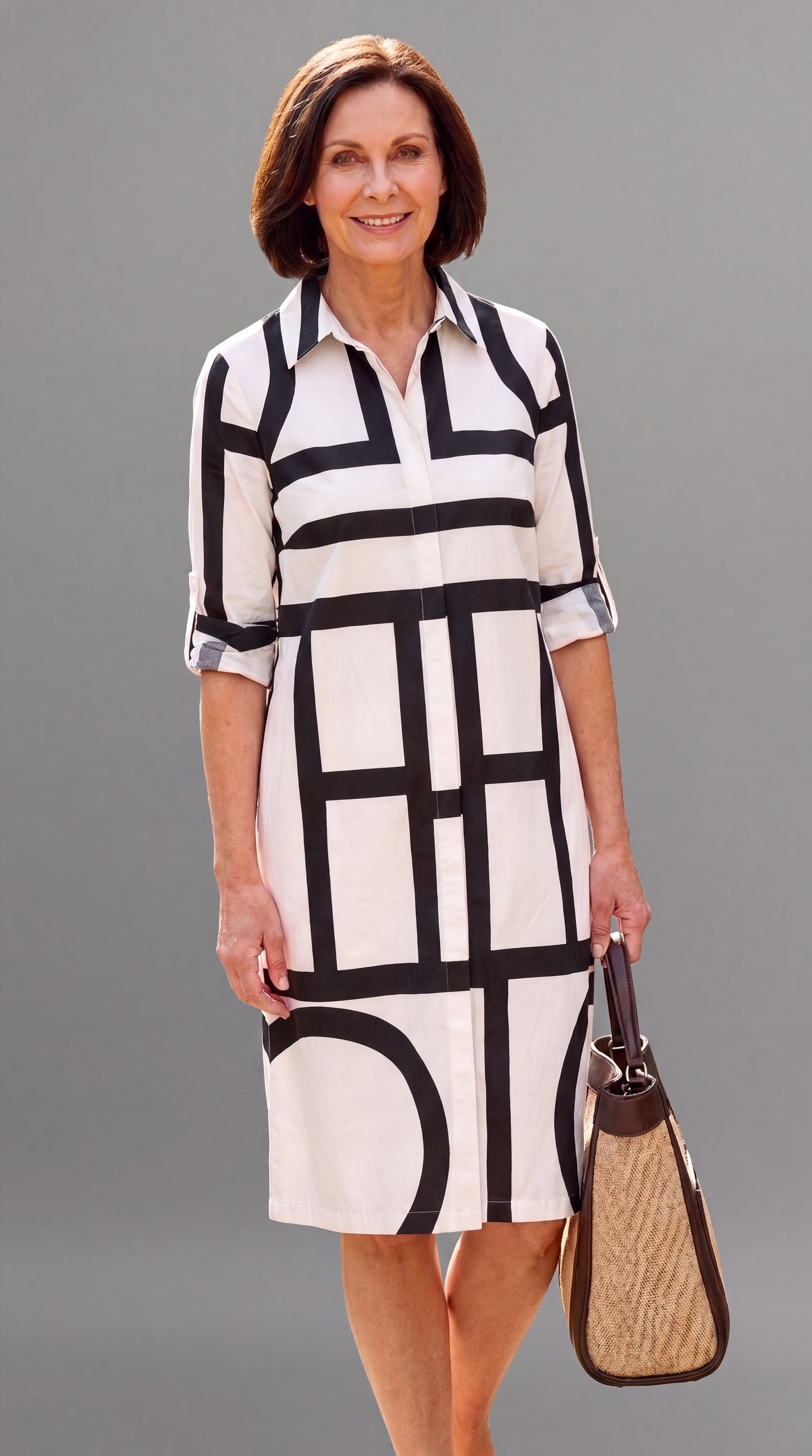 Ellie | Robe midi élégante et raffinée