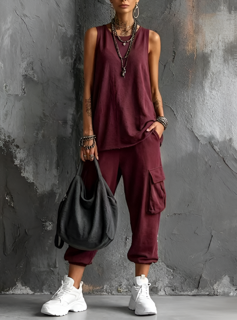 Vera | Conjunto informal y cómodo con bolsillos