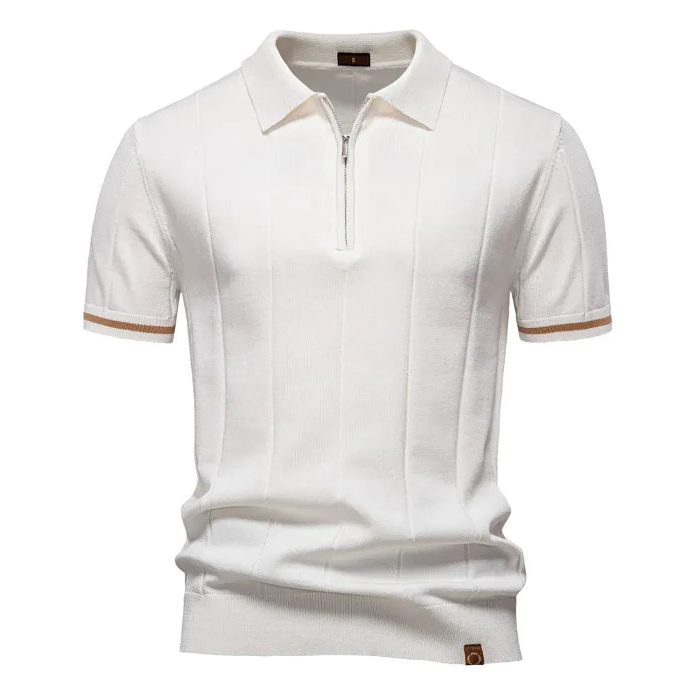 Polo con cremallera Hudson
