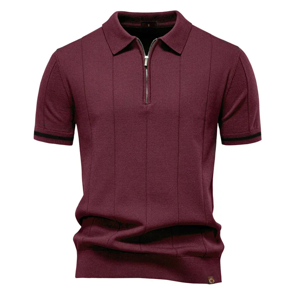 Polo con cremallera Hudson