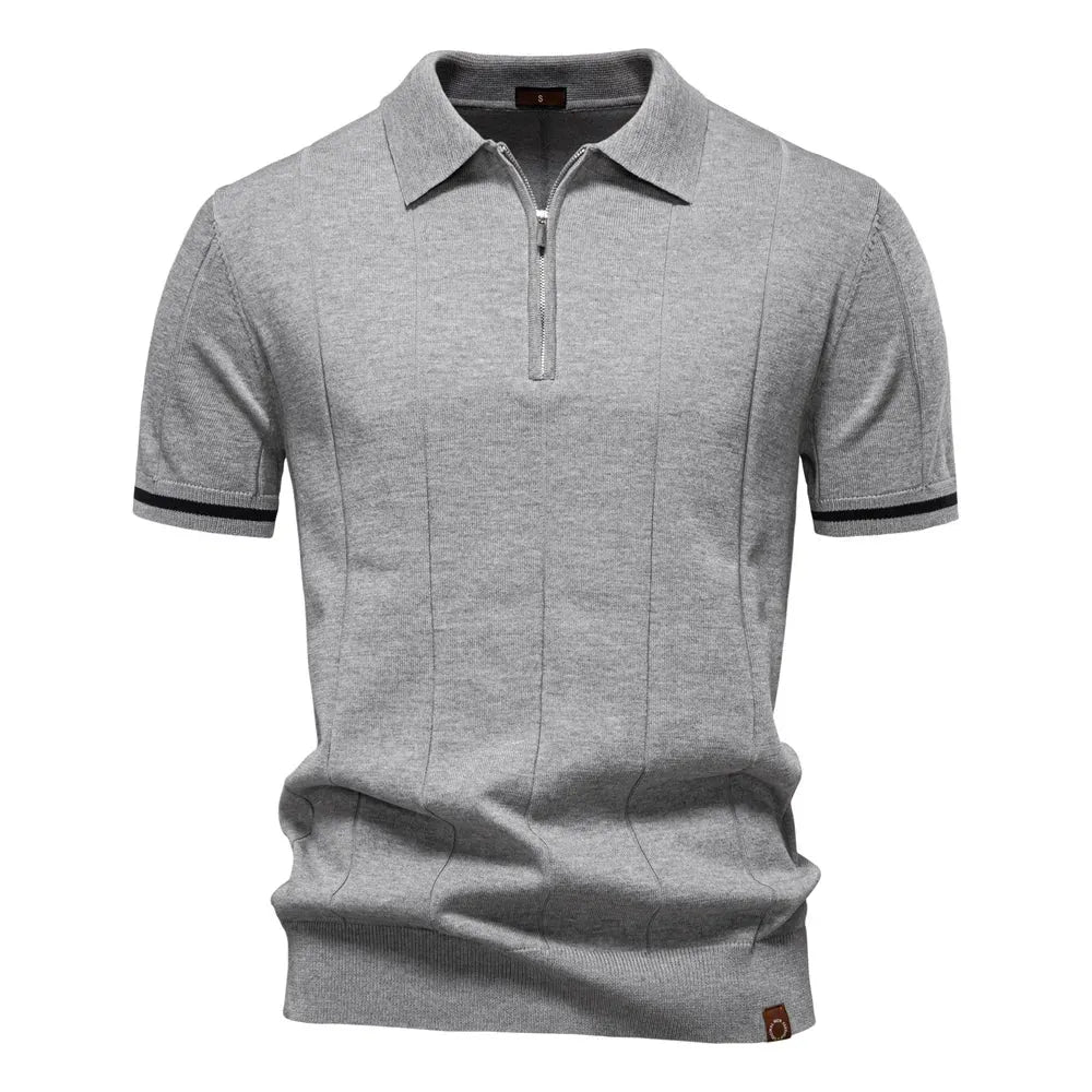 Polo con cremallera Hudson