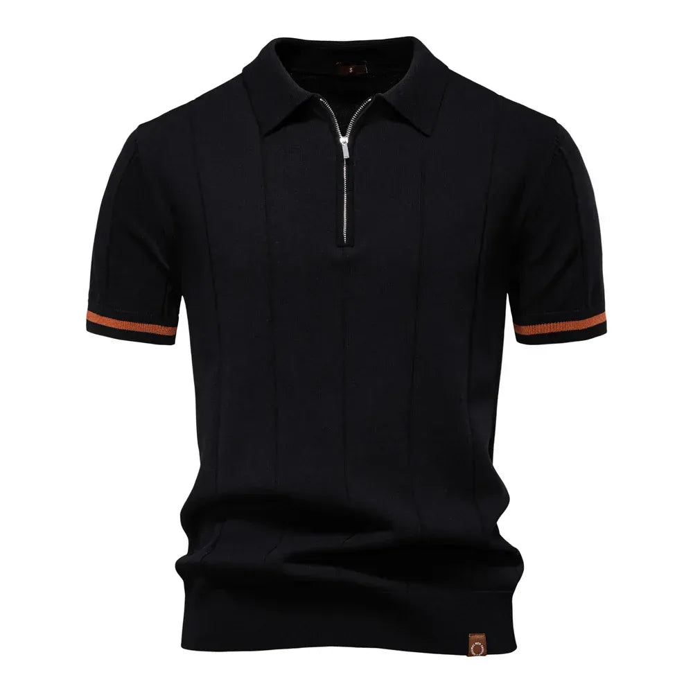 Polo con cremallera Hudson