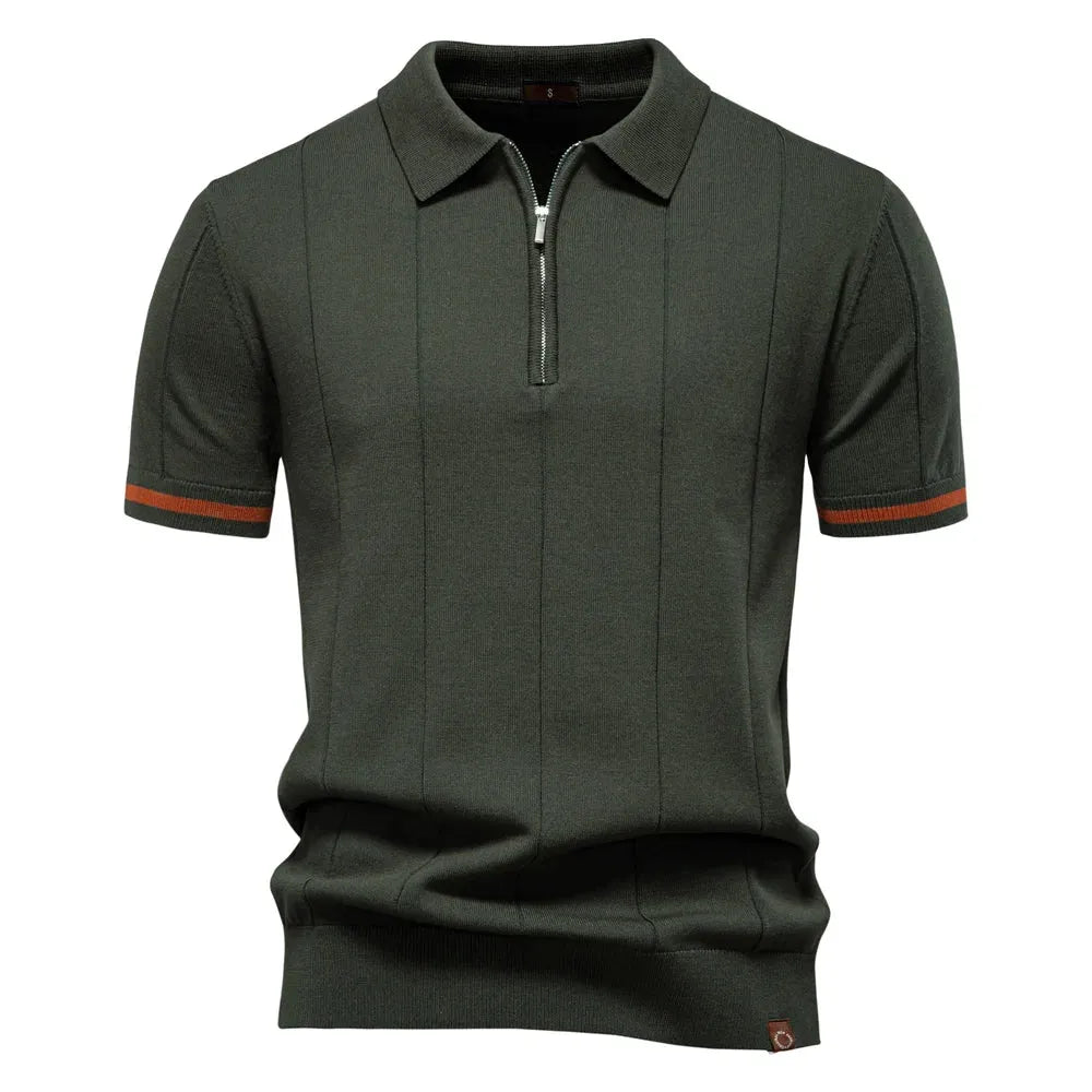 Polo con cremallera Hudson