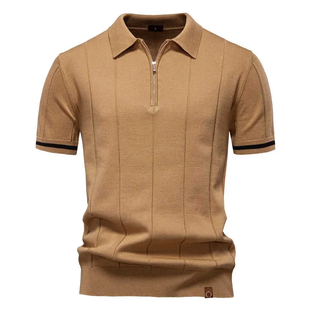 Polo con cremallera Hudson