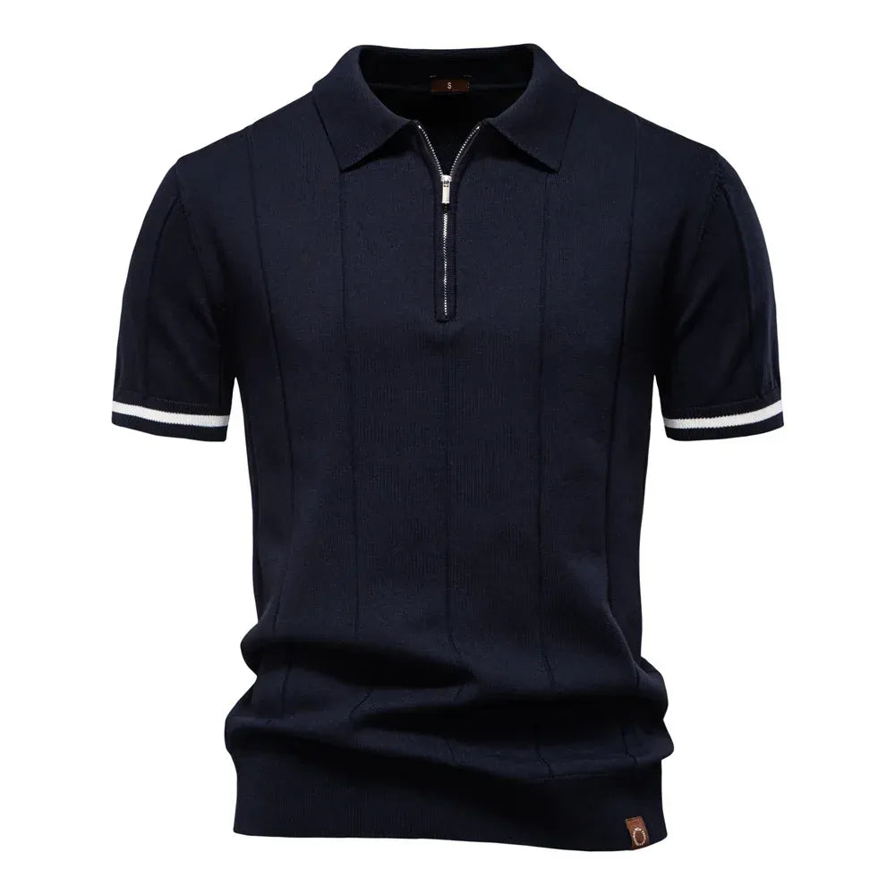 Polo con cremallera Hudson