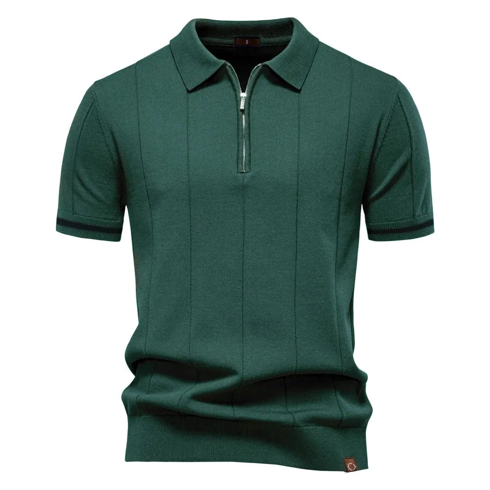 Polo con cremallera Hudson