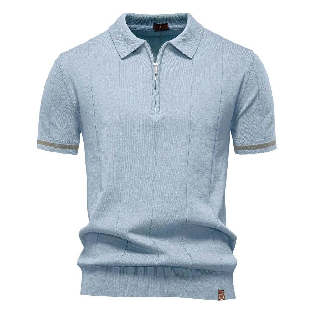 Polo con cremallera Hudson