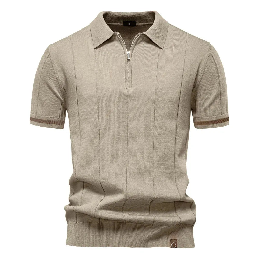 Polo con cremallera Hudson
