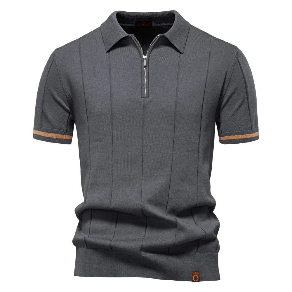 Polo con cremallera Hudson