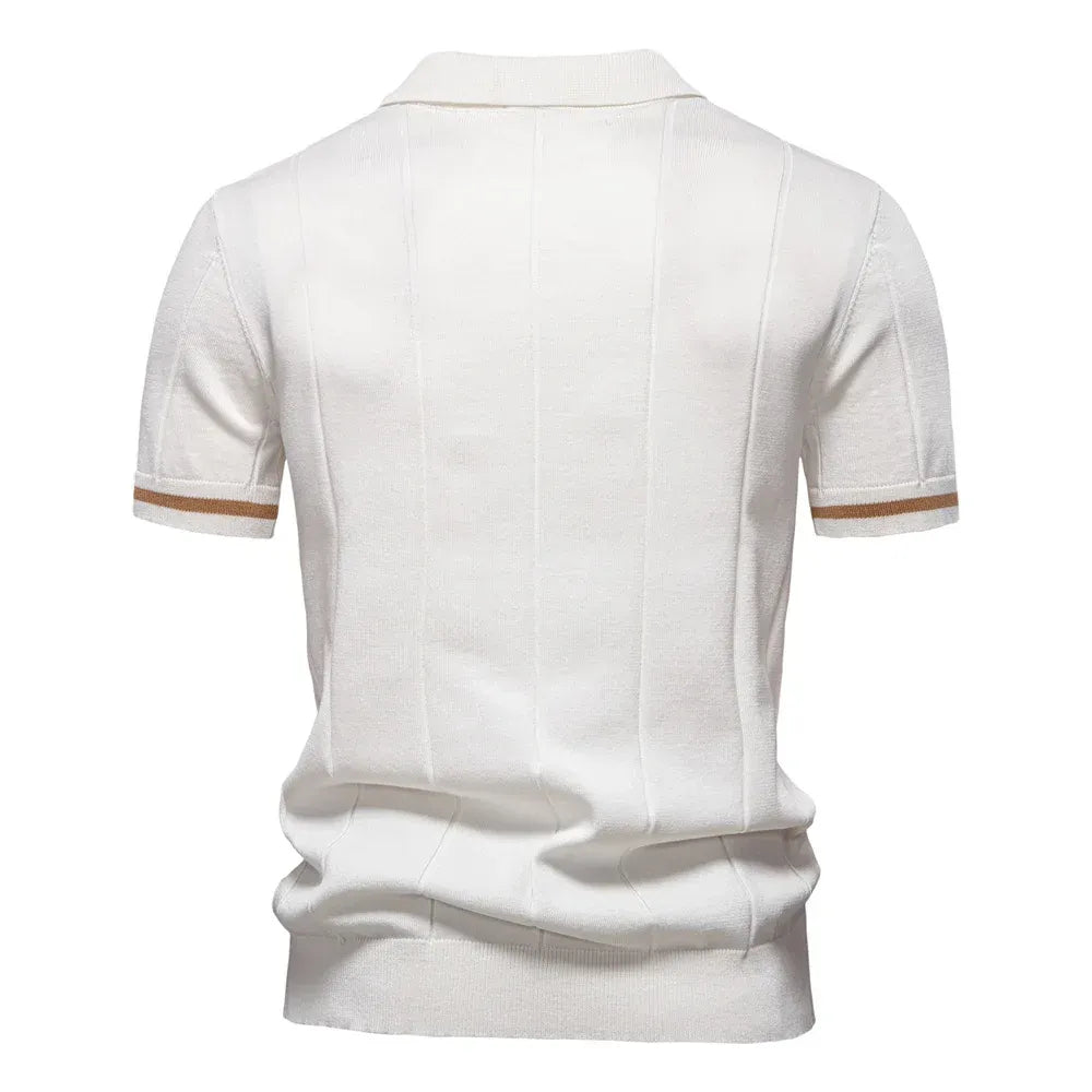 Polo con cremallera Hudson