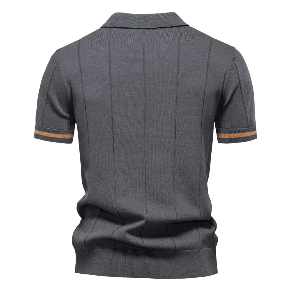 Polo con cremallera Hudson