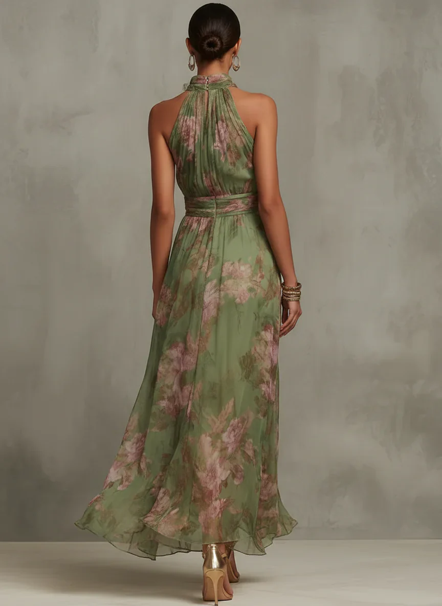 Sofía | Elegante vestido de Primavera con Estampado Floral
