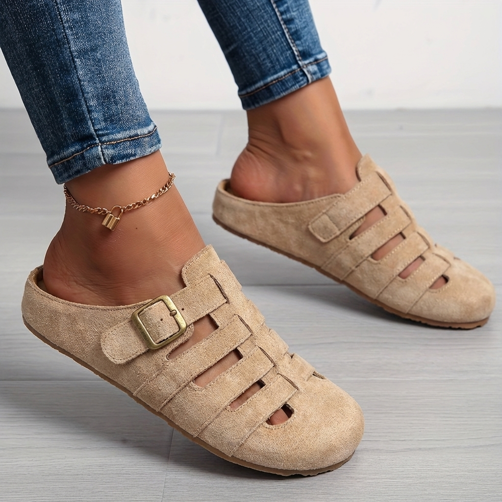 Solveig | Cómodas sandalias tipo mule sin hebilla
