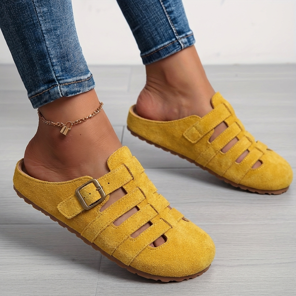 Solveig | Cómodas sandalias tipo mule sin hebilla