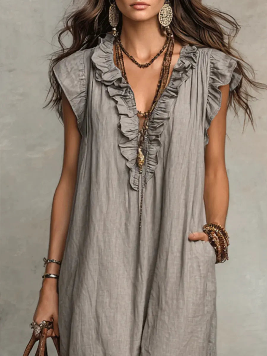 Eva | ️Vestido maxi de estilo bohemio