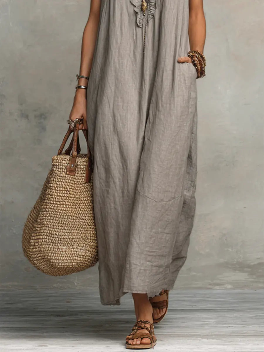 Eva | ️Vestido maxi de estilo bohemio