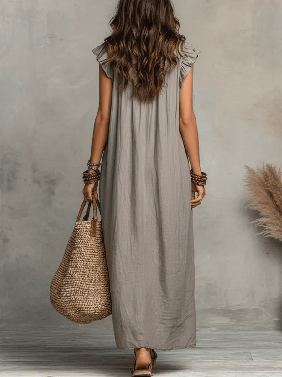 Eva | ️Vestido maxi de estilo bohemio